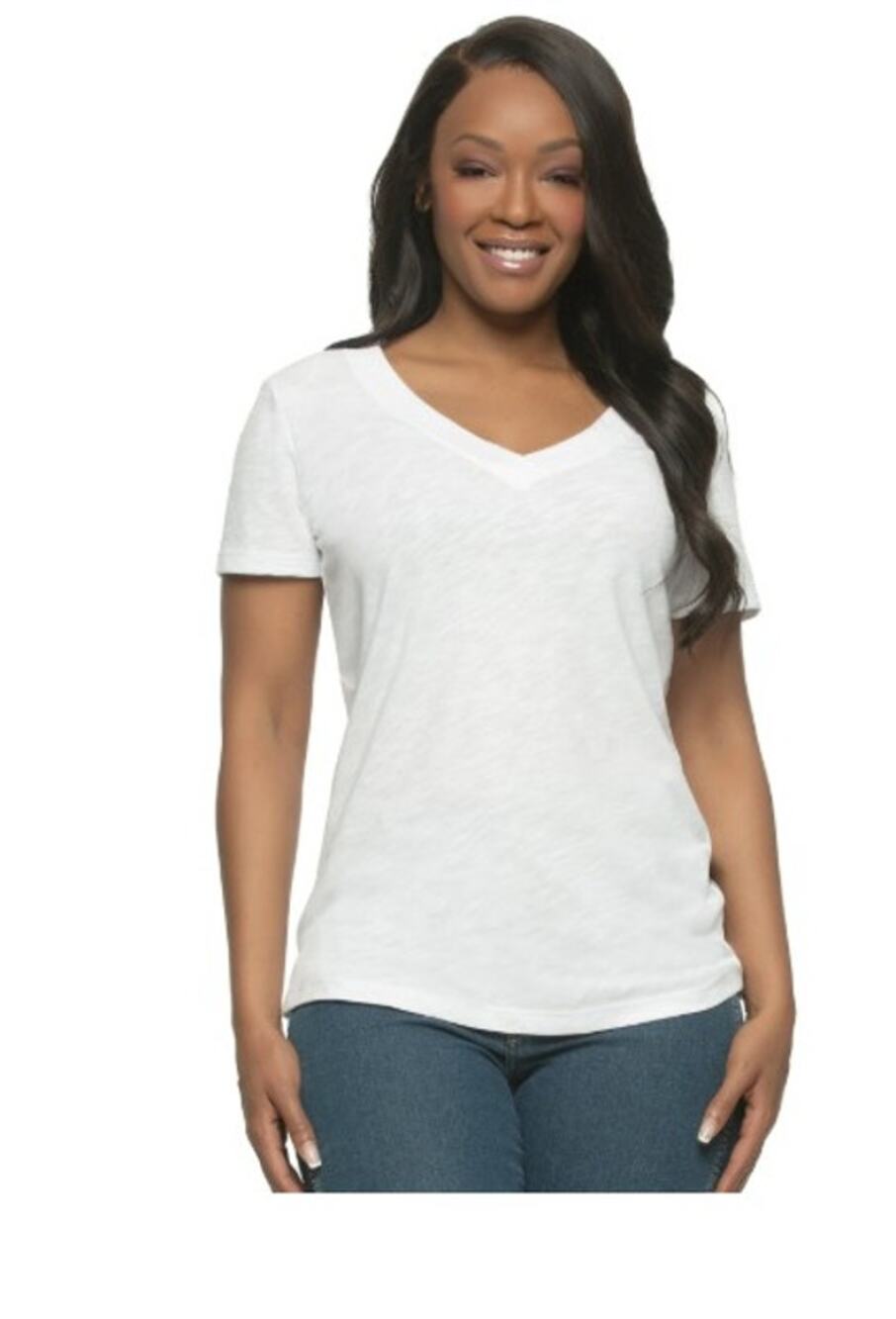 Felina - Women's Slub Jersey V-Neck Tunic